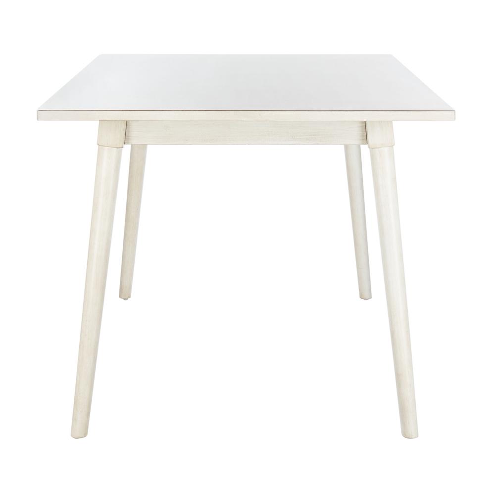 Tia Rectangle Dining Table, Antique White. Picture 7
