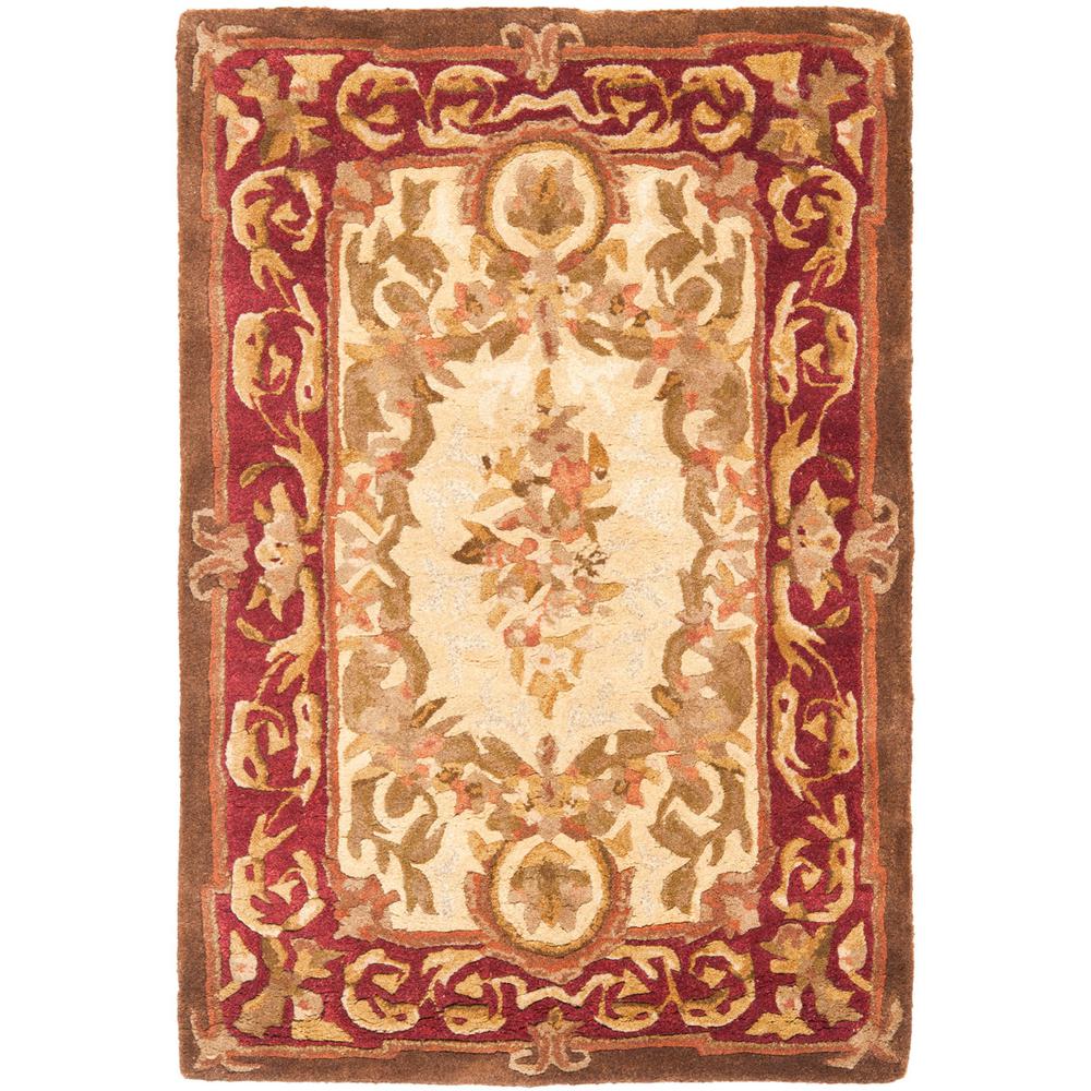 EMPIRE, LIGHT GOLD / RED, 2' X 3', Area Rug. The main picture.