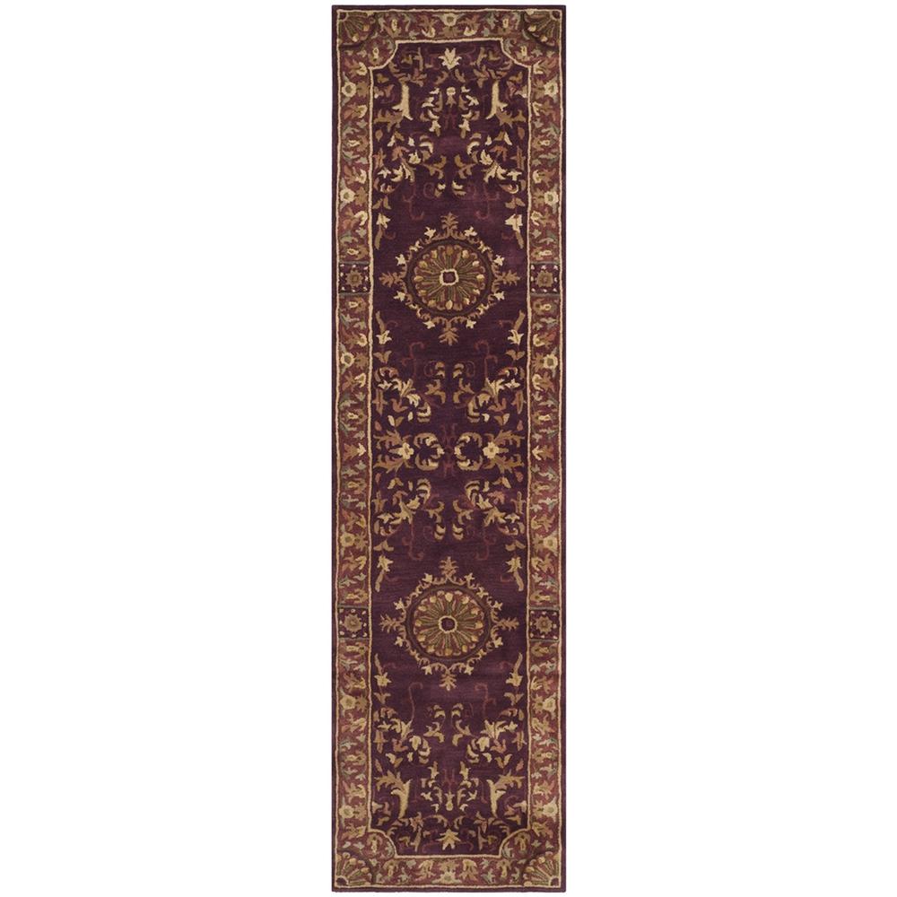 EMPIRE, BURGUNDY, 2'-6" X 10', Area Rug. Picture 1