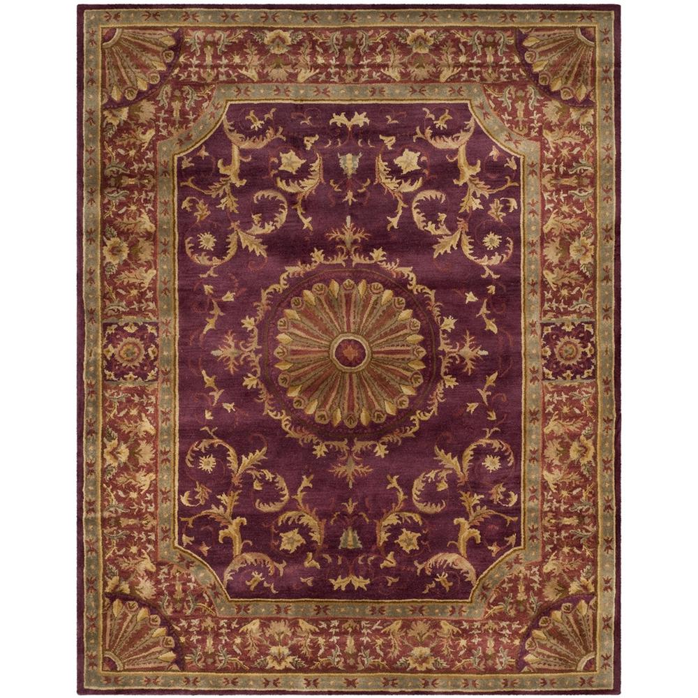 EMPIRE, BURGUNDY, 7'-6" X 9'-6", Area Rug. Picture 1