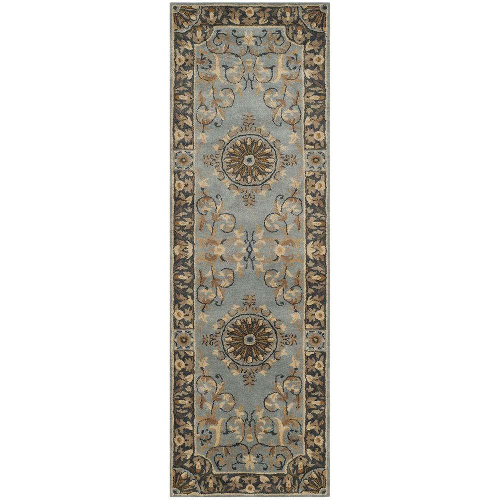 EMPIRE, BLUE, 2'-6" X 8', Area Rug. The main picture.