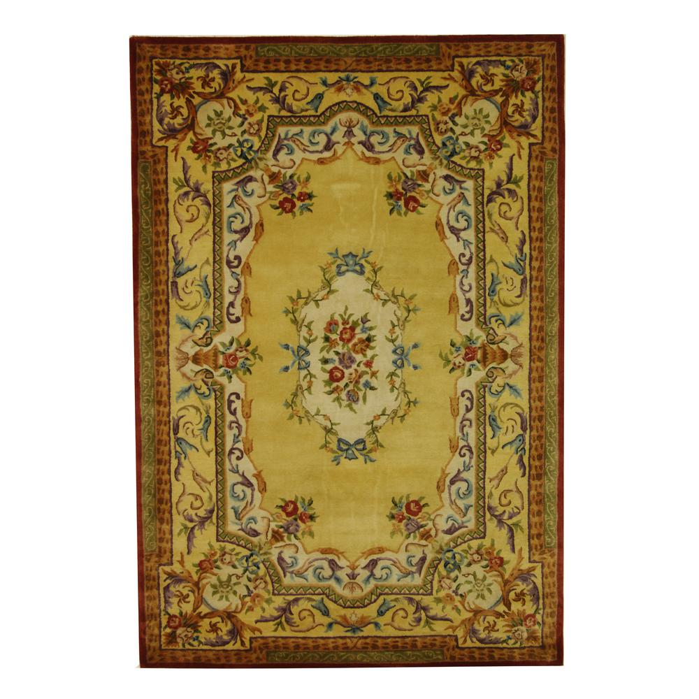 EMPIRE, GOLD / GOLD, 6'-0" X 9'-0", Area Rug. Picture 2