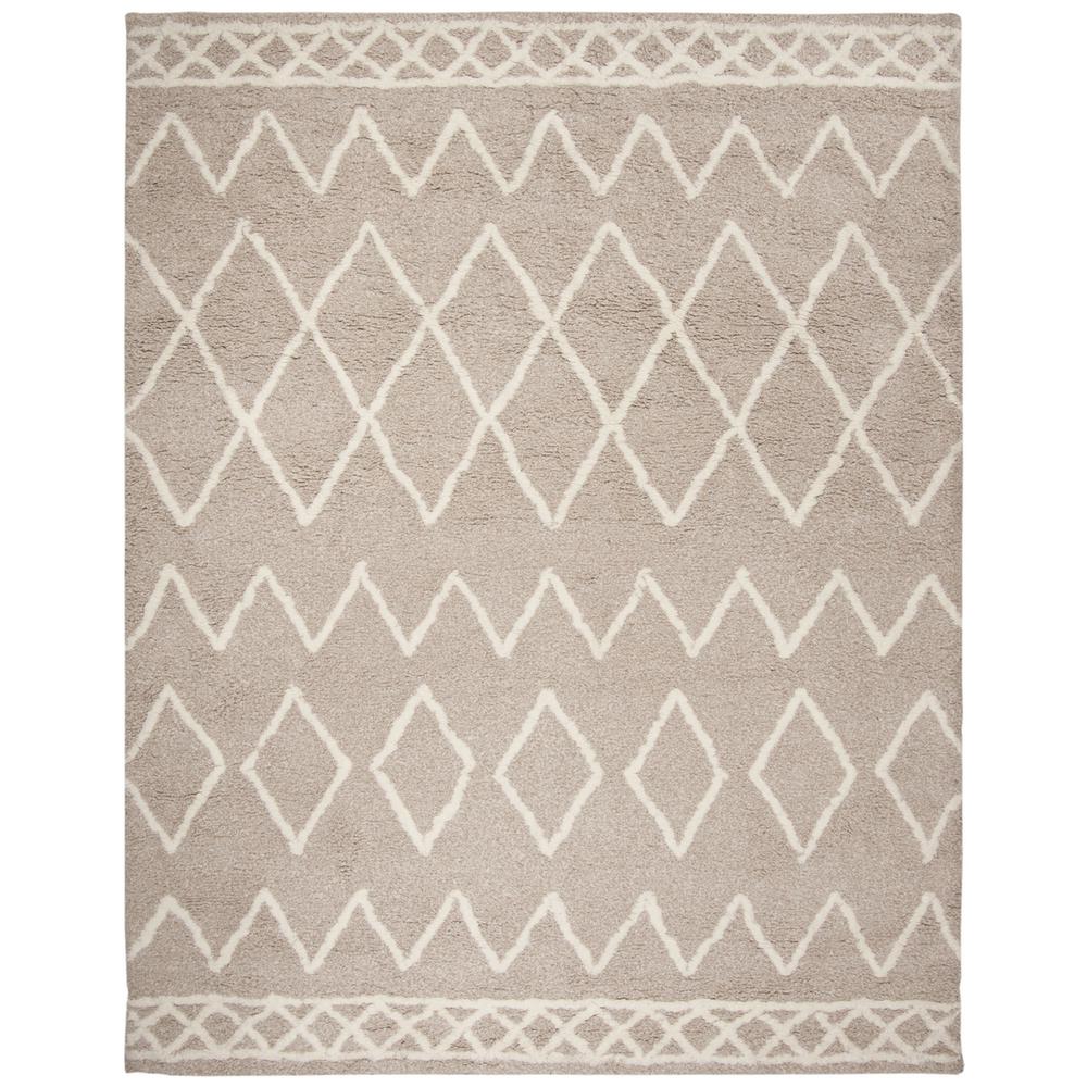 EQUINOX SHAG, BEIGE / IVORY, 8' X 10', Area Rug. Picture 1