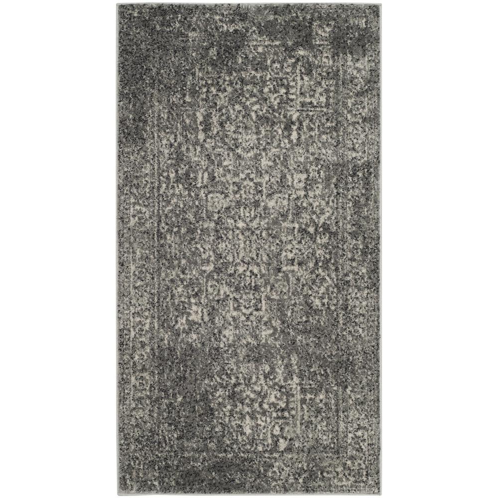 EVOKE, GREY / IVORY, 2'-2" X 4', Area Rug, EVK256D-24. Picture 1