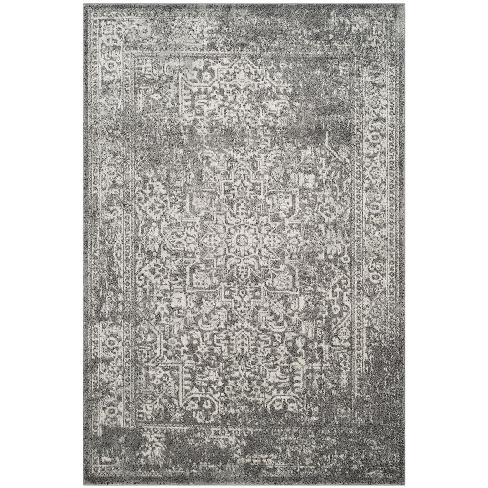 EVOKE, GREY / IVORY, 10' X 14', Area Rug, EVK256D-10. The main picture.