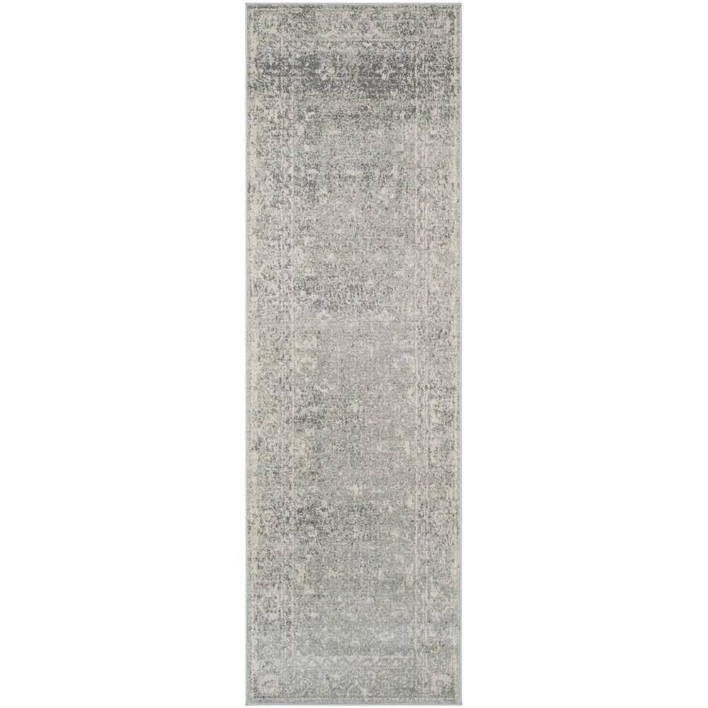 EVOKE, SILVER / IVORY, 2'-2" X 7', Area Rug, EVK270Z-27. Picture 1