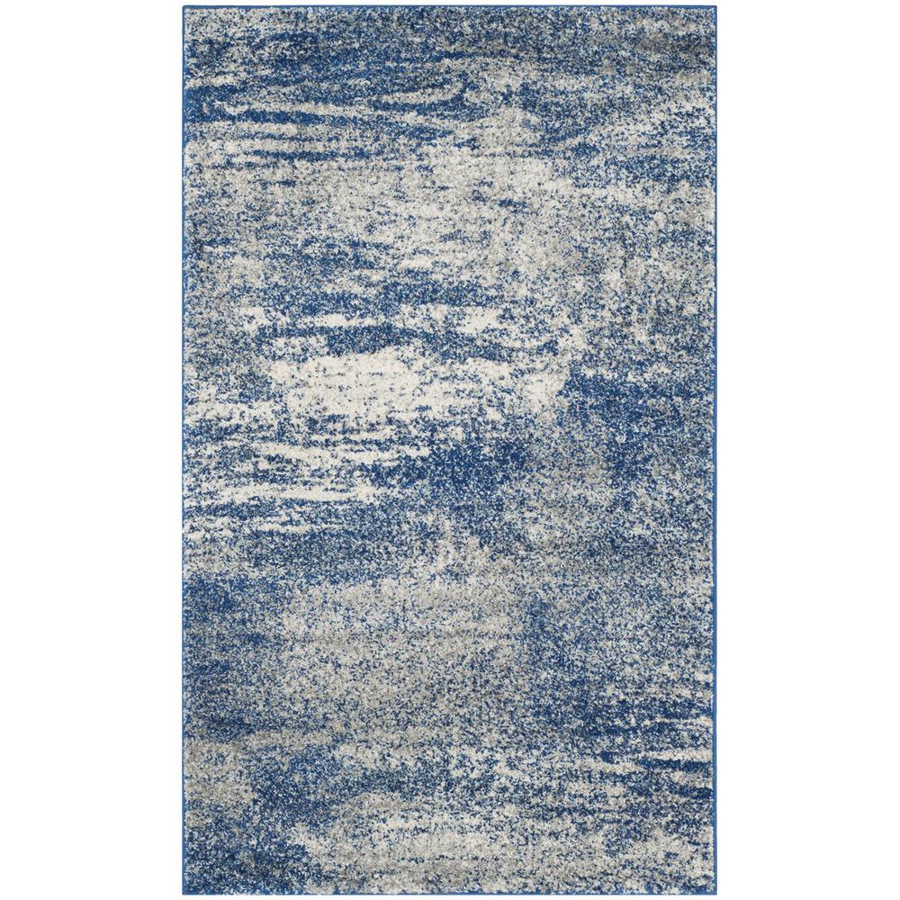 EVOKE, NAVY / IVORY, 3' X 5', Area Rug, EVK272A-3. Picture 1