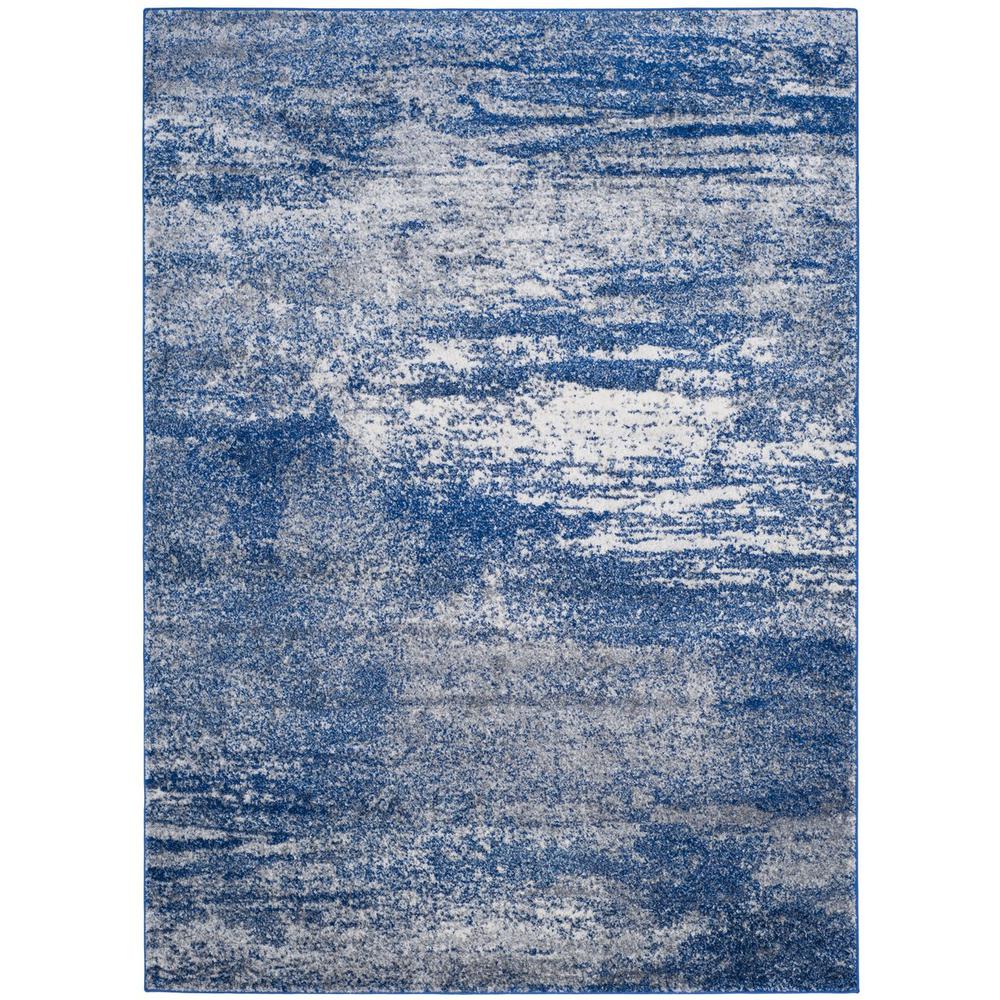 EVOKE, NAVY / IVORY, 6'-7" X 9', Area Rug, EVK272A-6. Picture 1
