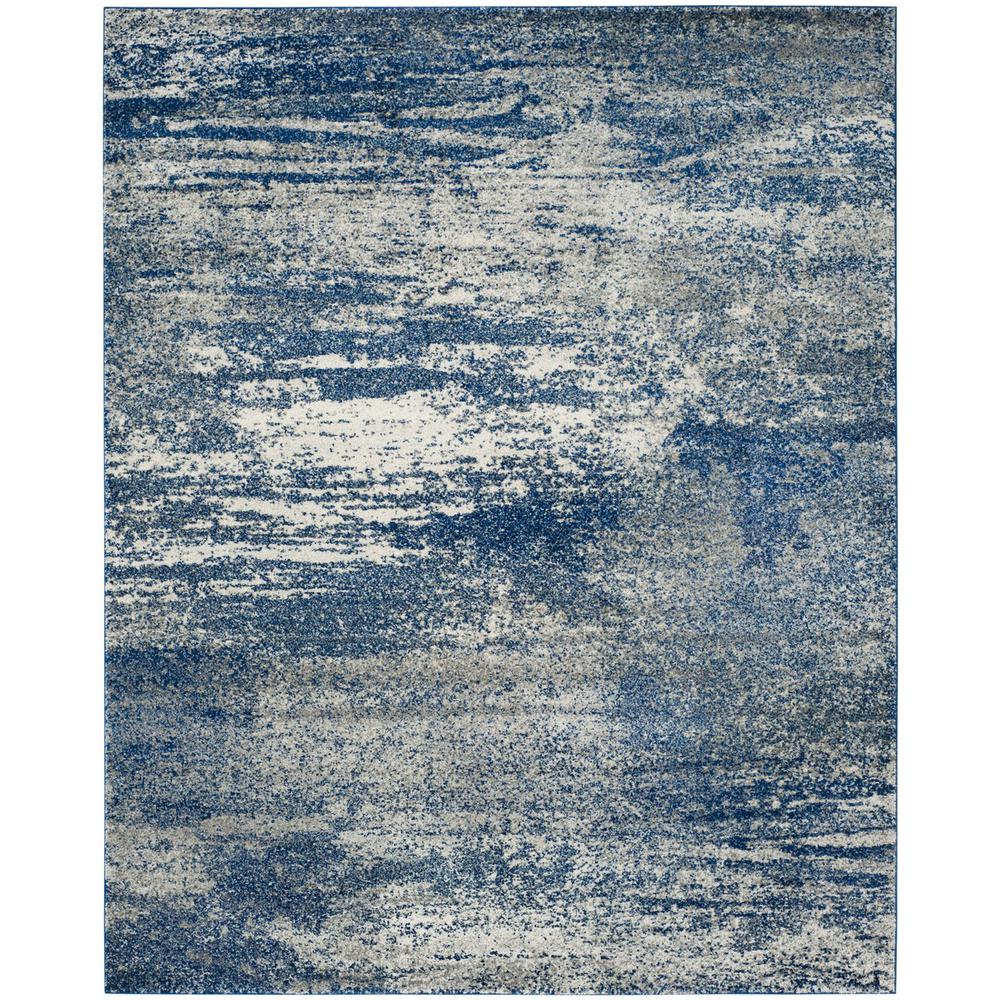 EVOKE, NAVY / IVORY, 8' X 10', Area Rug, EVK272A-8. Picture 1