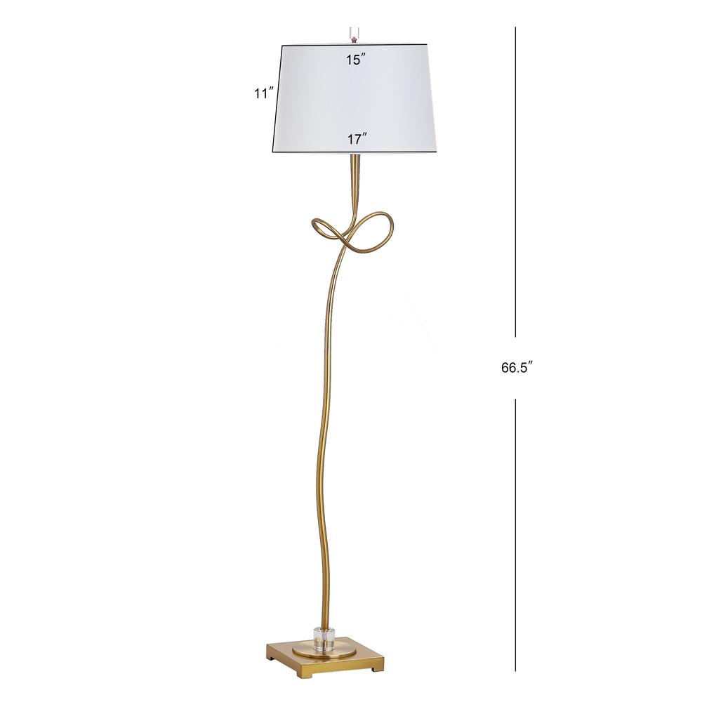 Liana 66.5-Inch H Floor Lamp , Gold. Picture 1