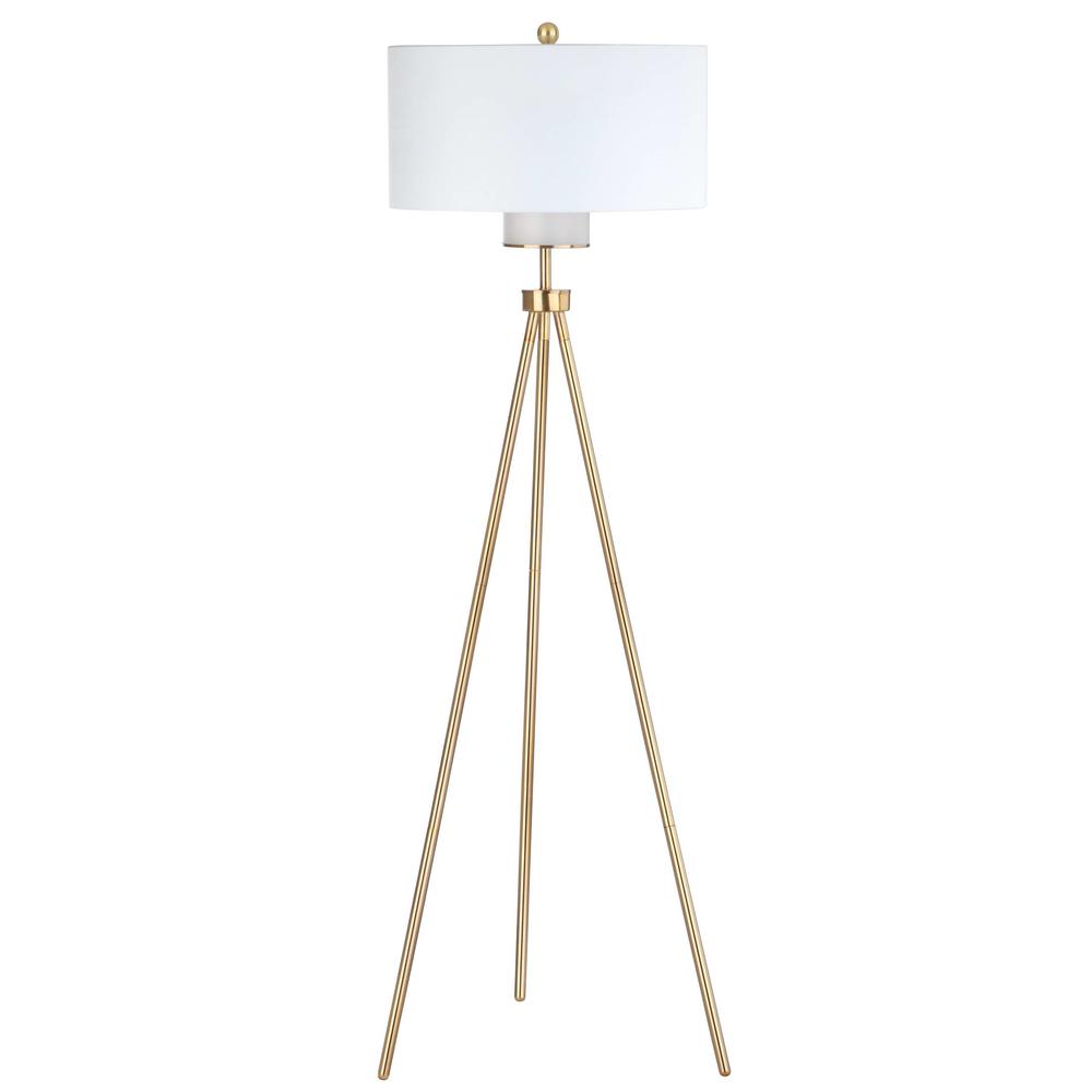 Enrica 66-Inch H Floor Lamp, Brass/Gold. Picture 3