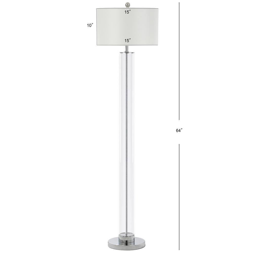 Lovato 64-Inch H Floor Lamp, Clear. Picture 1
