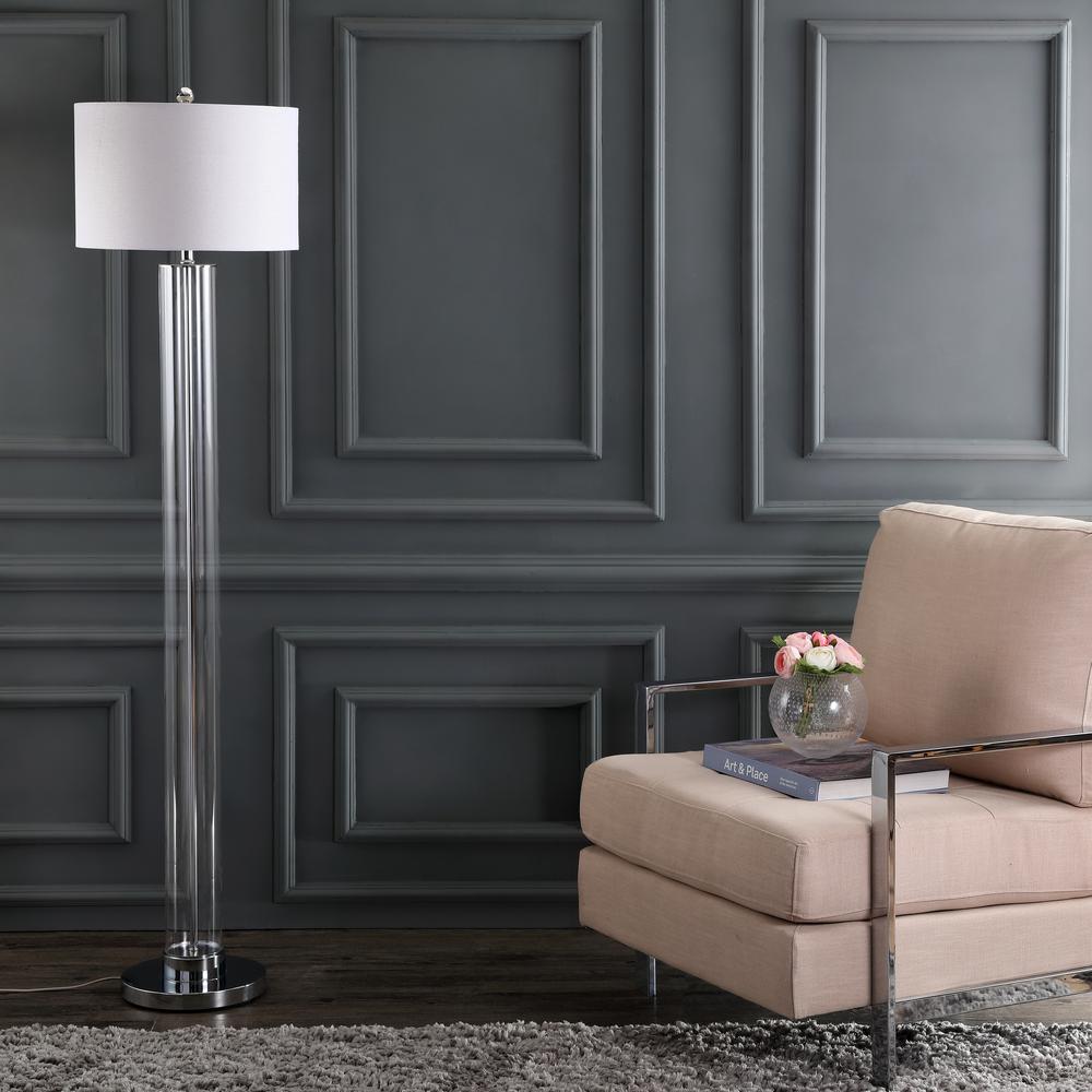 Lovato 64-Inch H Floor Lamp, Clear. Picture 2