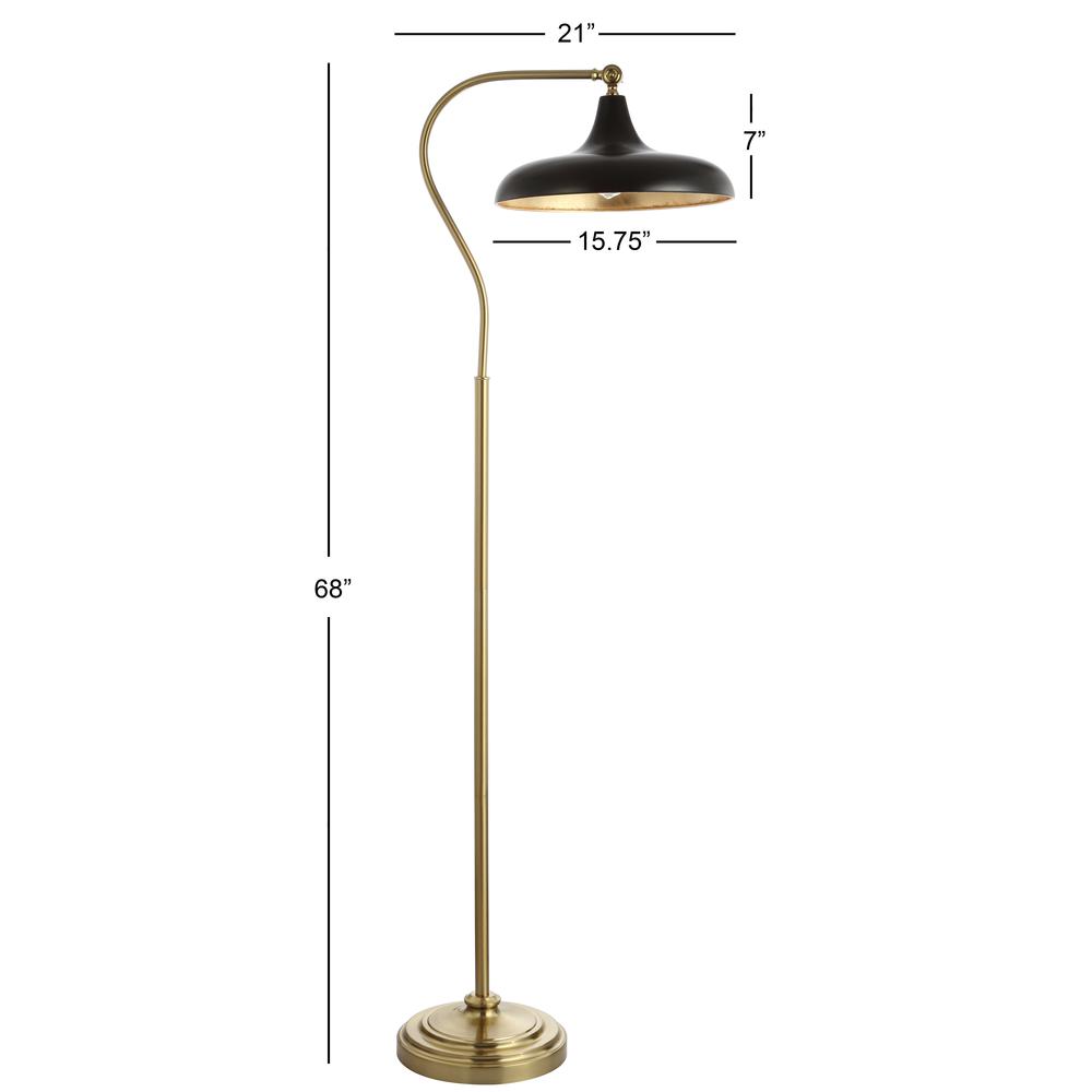 Stefan Floor Lamp, Brass/Gold. Picture 1