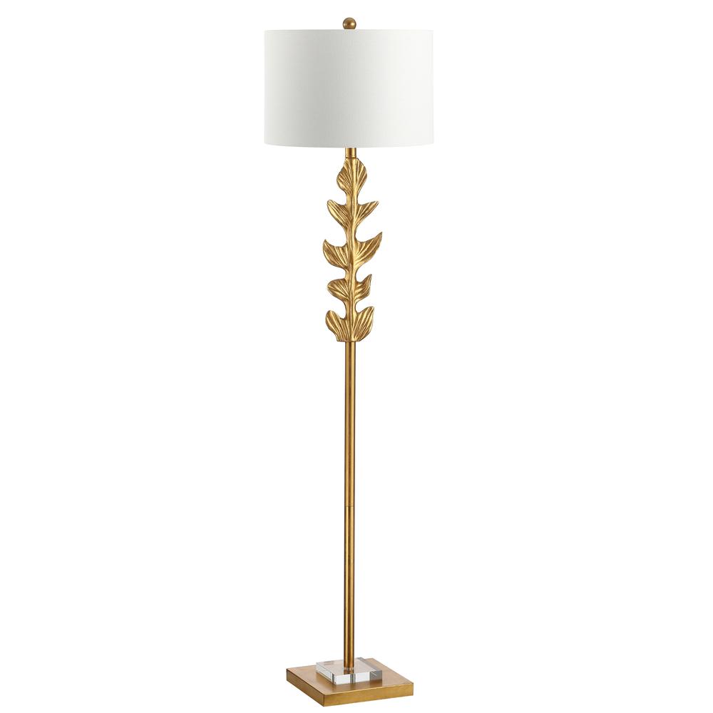 Georgiana Floor Lamp, Gold Leaf. Picture 2