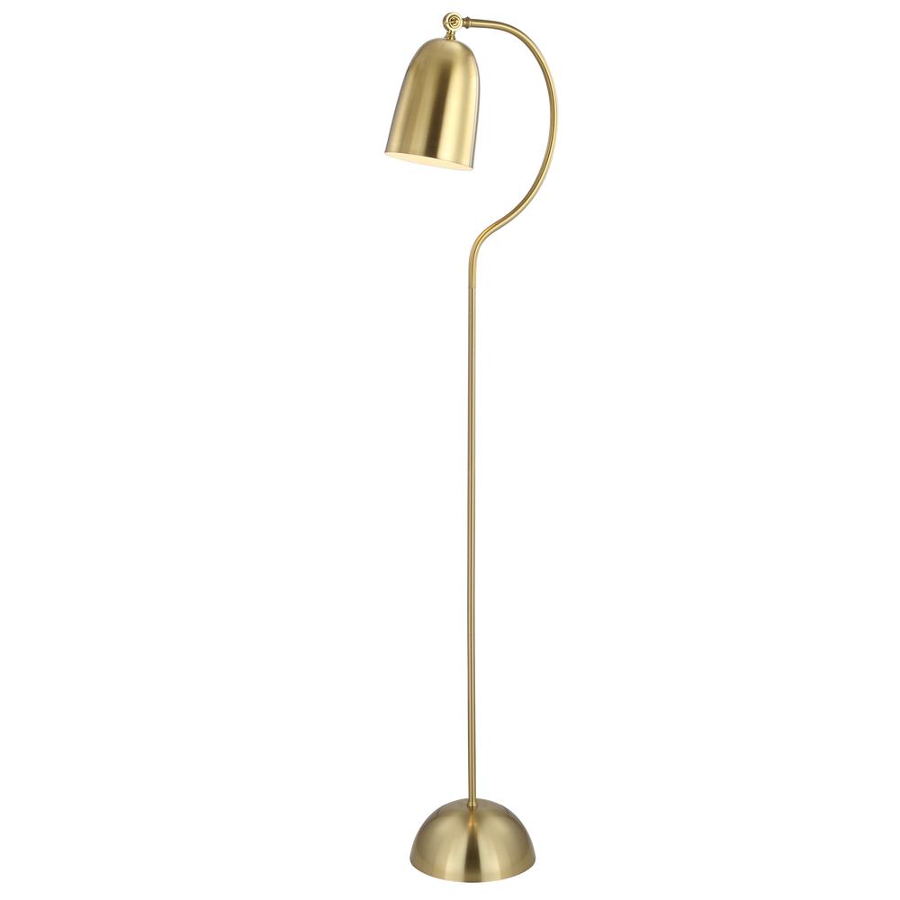 Zeid Floor Lamp, Brass Gold. Picture 4