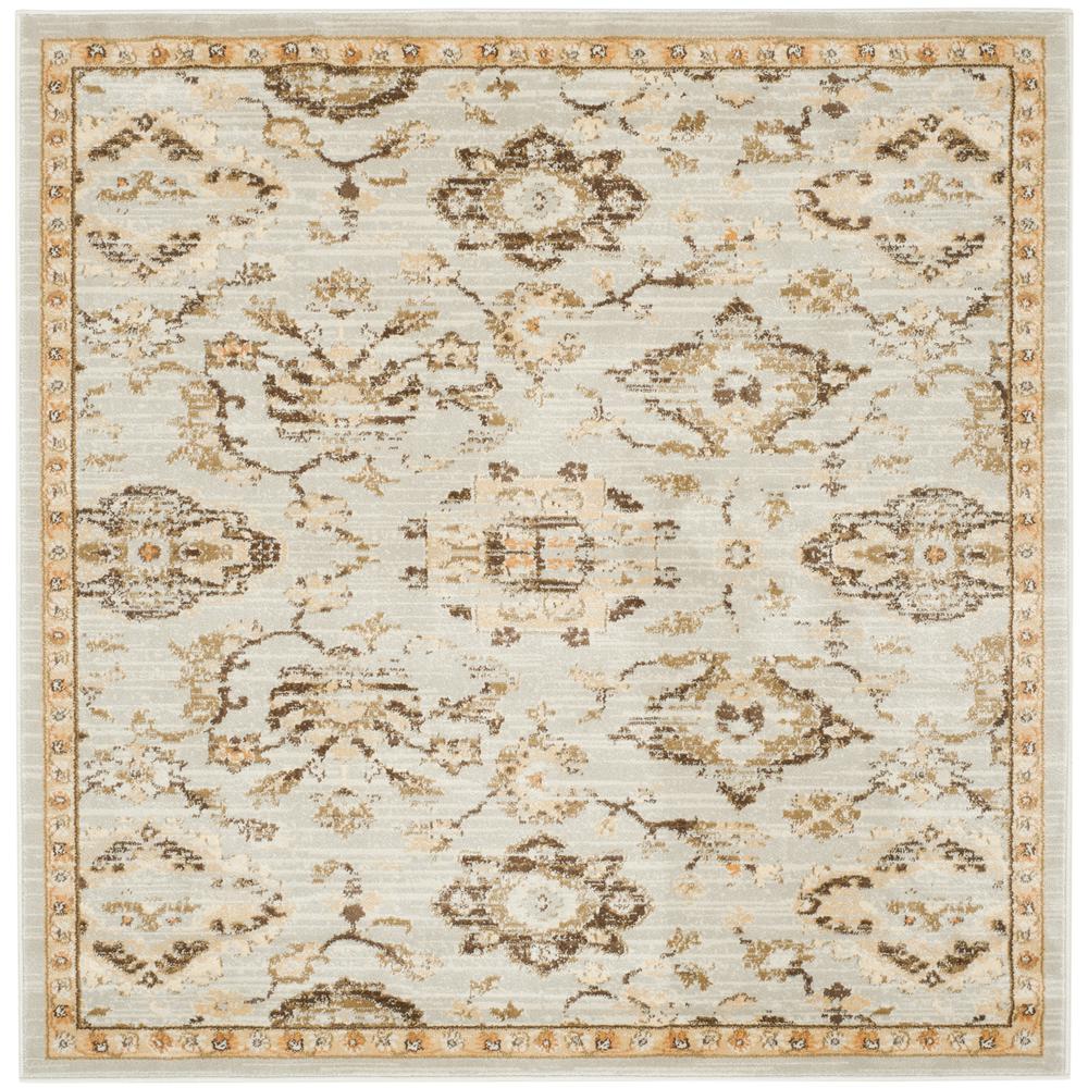 FLORENTEEN, GREY / IVORY, 5'-1" X 7'-7", Area Rug. Picture 1