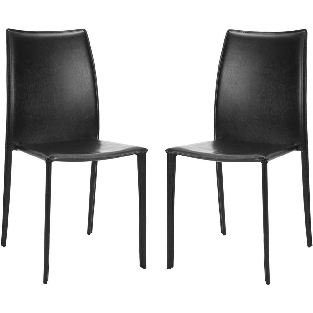 KDARK GREYIN 19''H STACKING SIDE CHAIR (SET OF 2), FOX2000B-SET2. Picture 1