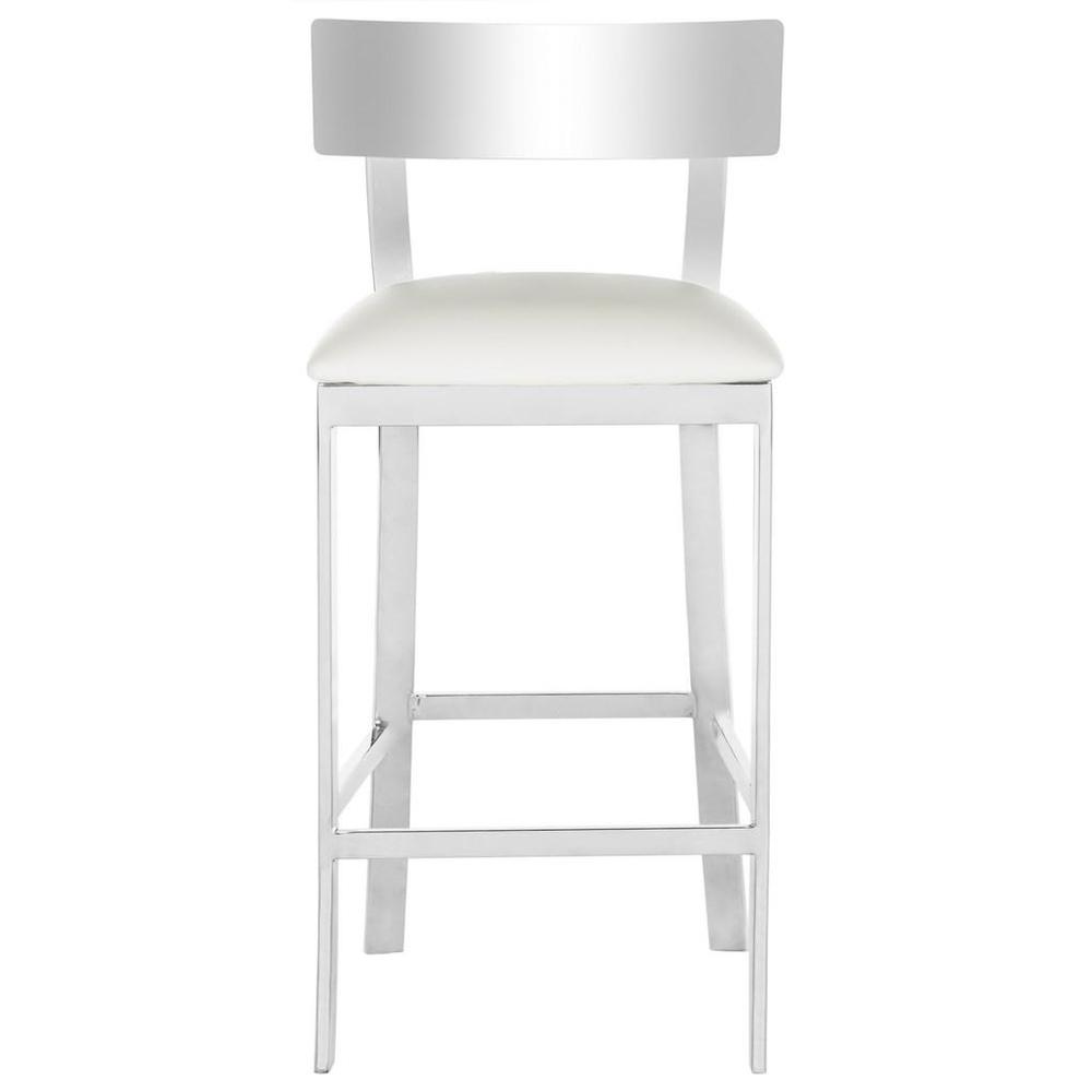 ABBY 35''H STAINLESS STEEL COUNTER  STOOL, FOX2038B. Picture 1