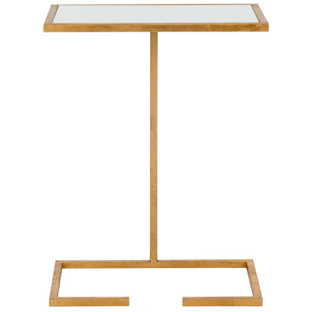 NEIL GOLD LEAF ACCENT TABLE, FOX2528A. Picture 1