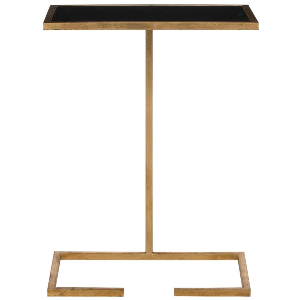 NEIL GOLD LEAF ACCENT TABLE, FOX2528B. Picture 1