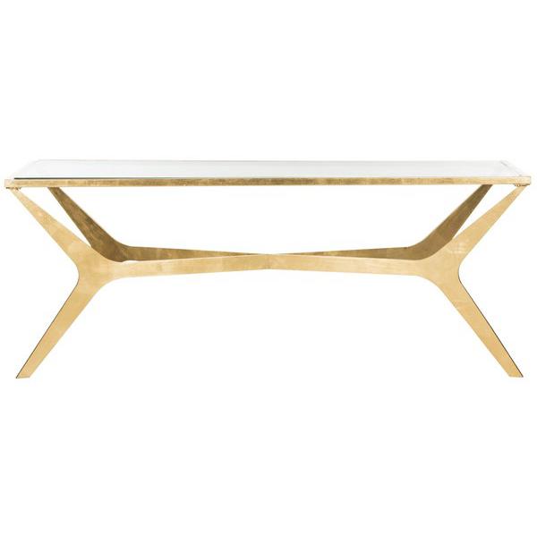 EDYTHE GOLD LEAF COFFEE TABLE. Picture 1