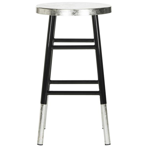 KENZIE SILVER DIPPED COUNTER STOOL, FOX3211A. Picture 1