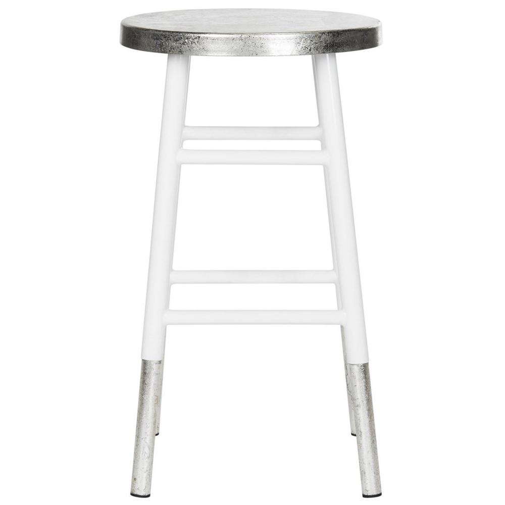 KENZIE SILVER DIPPED COUNTER STOOL, FOX3211B. Picture 1
