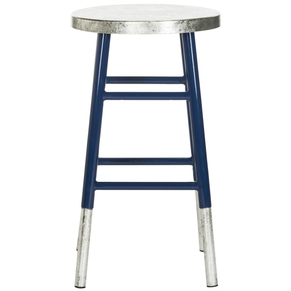 KENZIE SILVER DIPPED COUNTER STOOL, FOX3211C. Picture 1