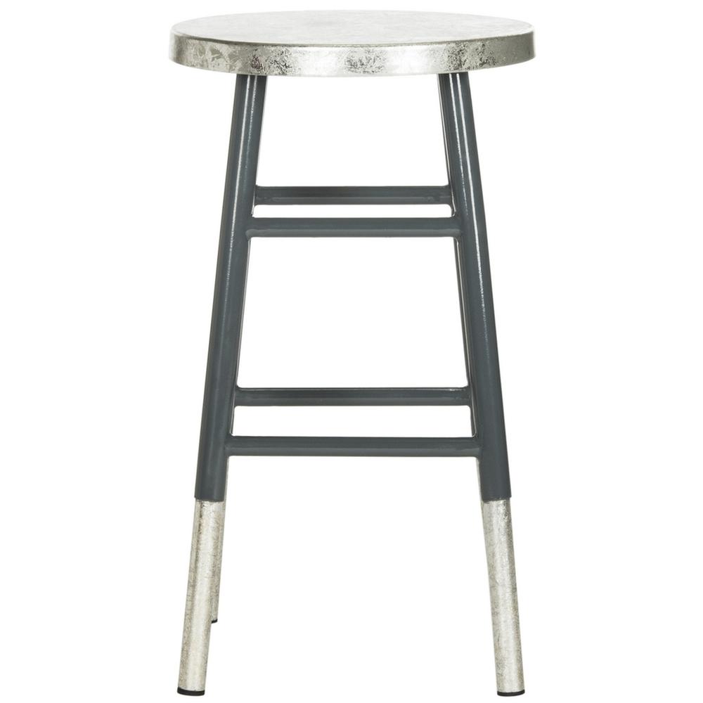 KENZIE SILVER DIPPED COUNTER STOOL, FOX3211D. Picture 1