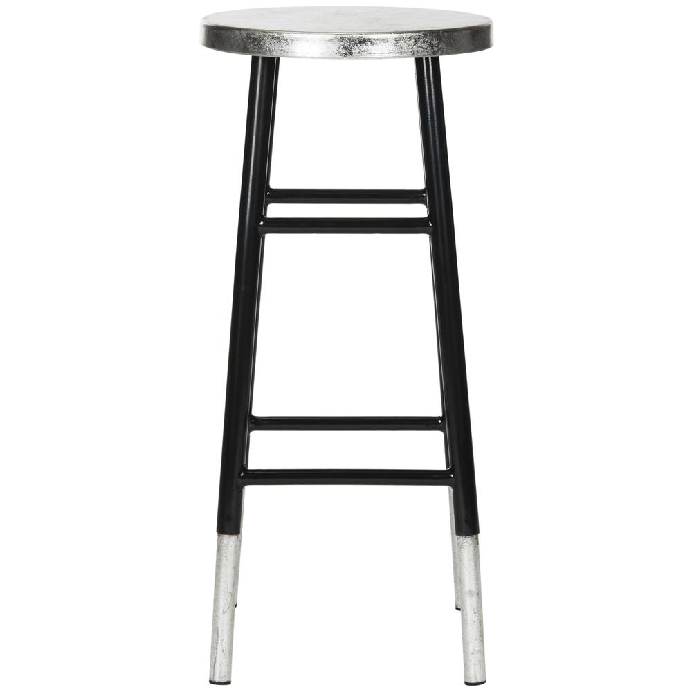 KENZIE 30''H SILVER DIPPED BAR STOOL, FOX3212A. Picture 2