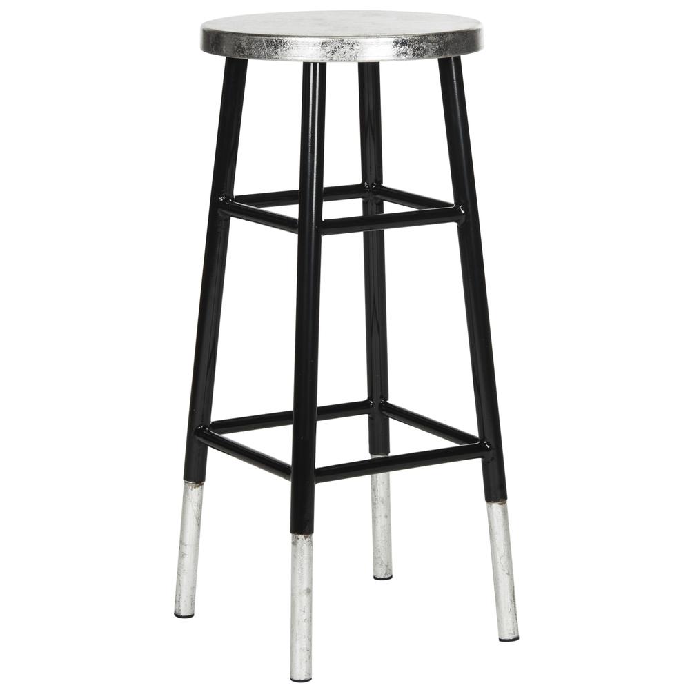 KENZIE 30''H SILVER DIPPED BAR STOOL, FOX3212A. Picture 7