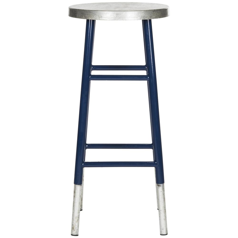 KENZIE 30''H SILVER DIPPED BAR STOOL, FOX3212C. The main picture.