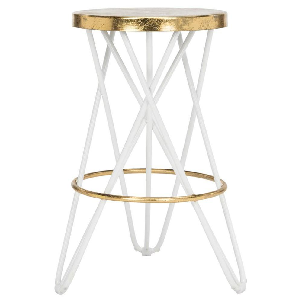 LORNA GOLD LEAF COUNTER STOOL, FOX3255A. Picture 1