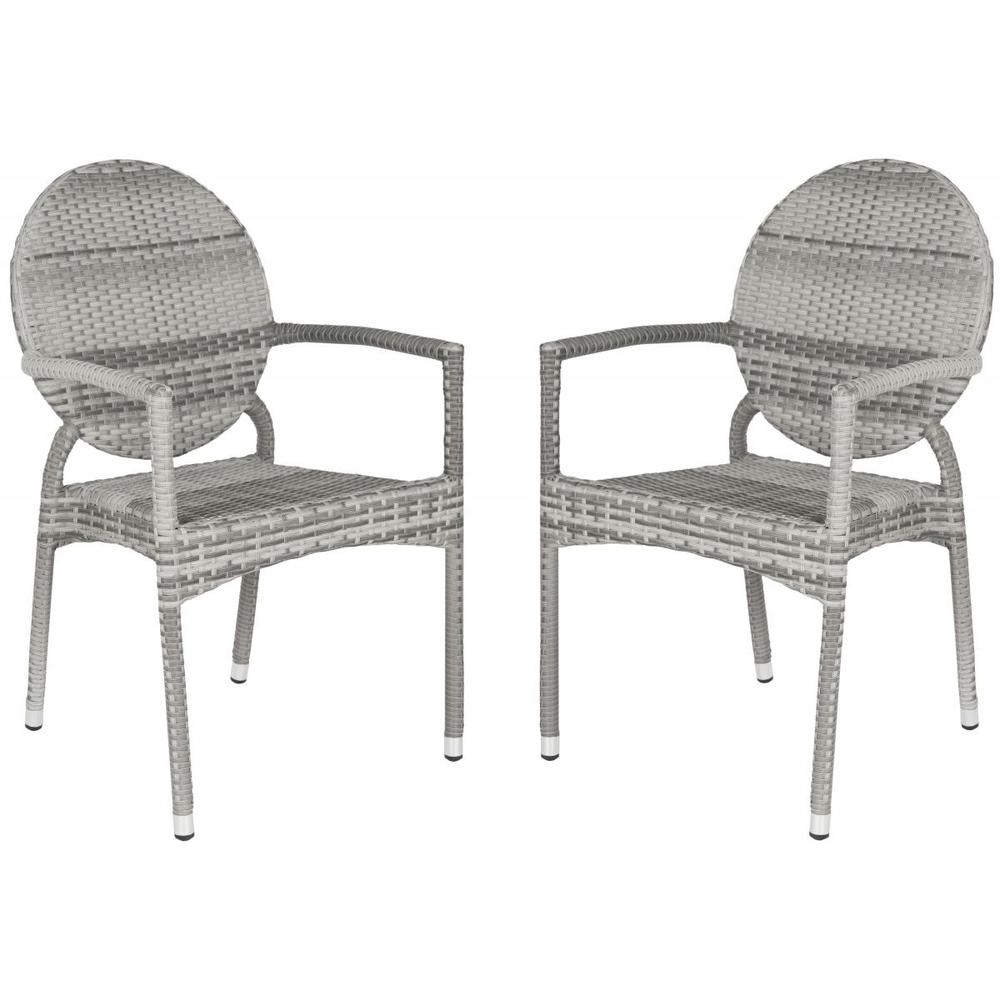 VALDEZ INDOOR-OUTDOOR FRENCH BISTRO STACKING SIDE CHAIR, FOX5205B-SET2. Picture 1