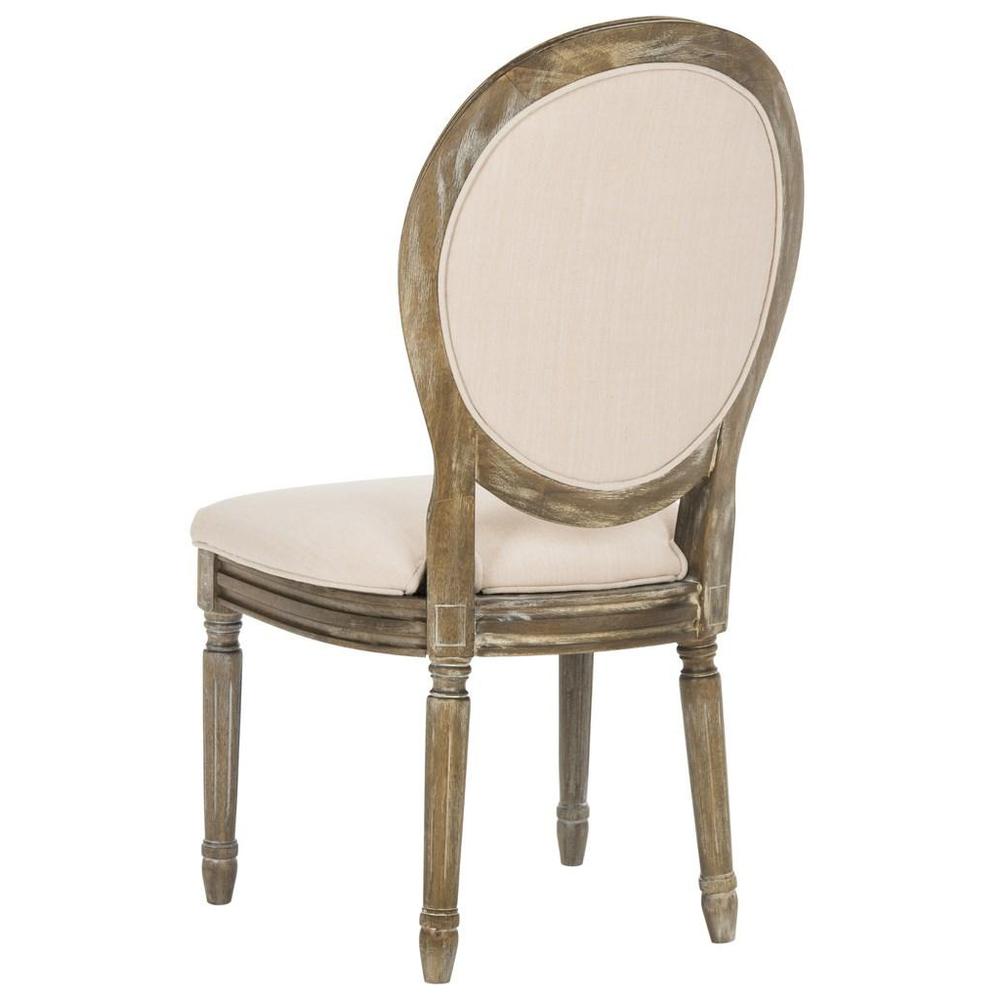 HOLLOWAY TUFTED OVAL SIDE CHAIR, FOX6235B-SET2. Picture 1