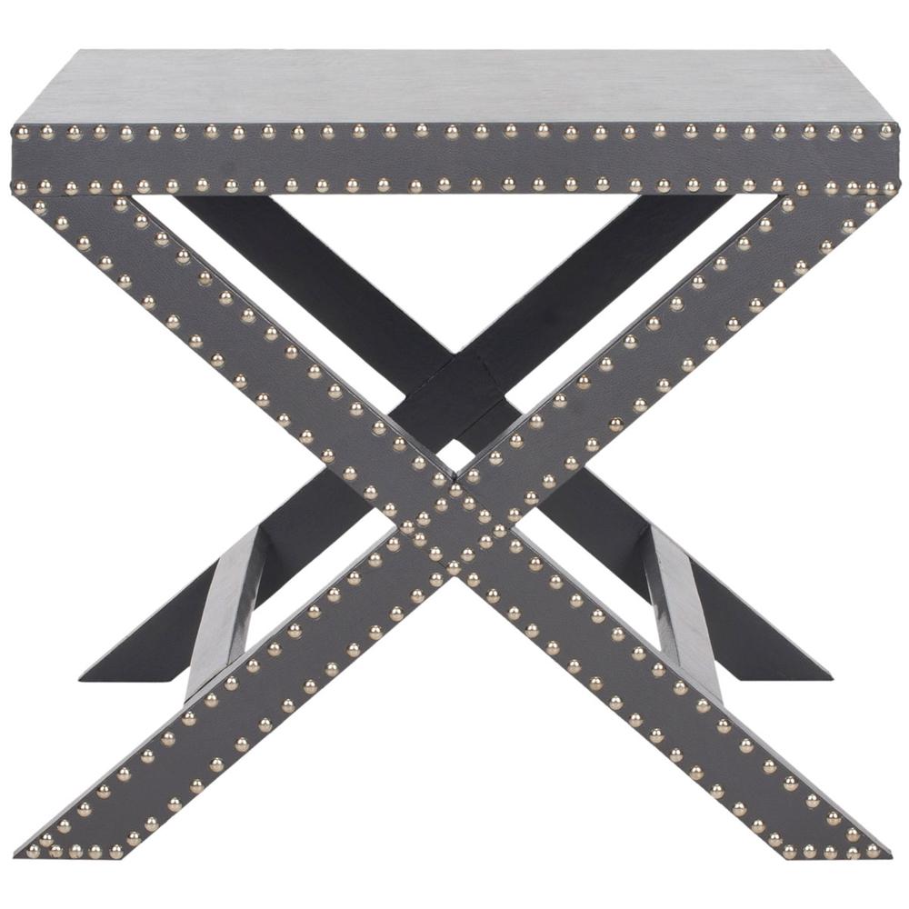 JEANINE X END TABLE GREY. Picture 1