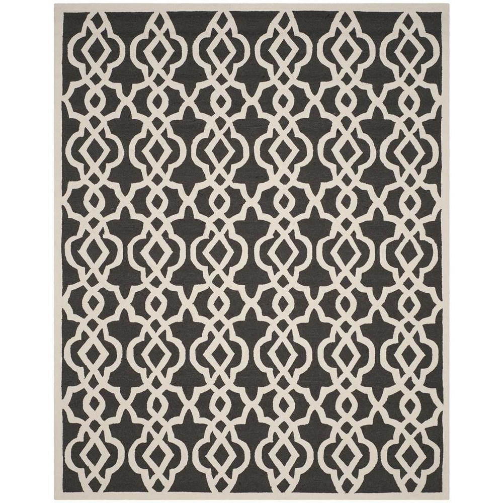 FOUR SEASONS, ANTHRACITE / IVORY, 8' X 10', Area Rug. Picture 1