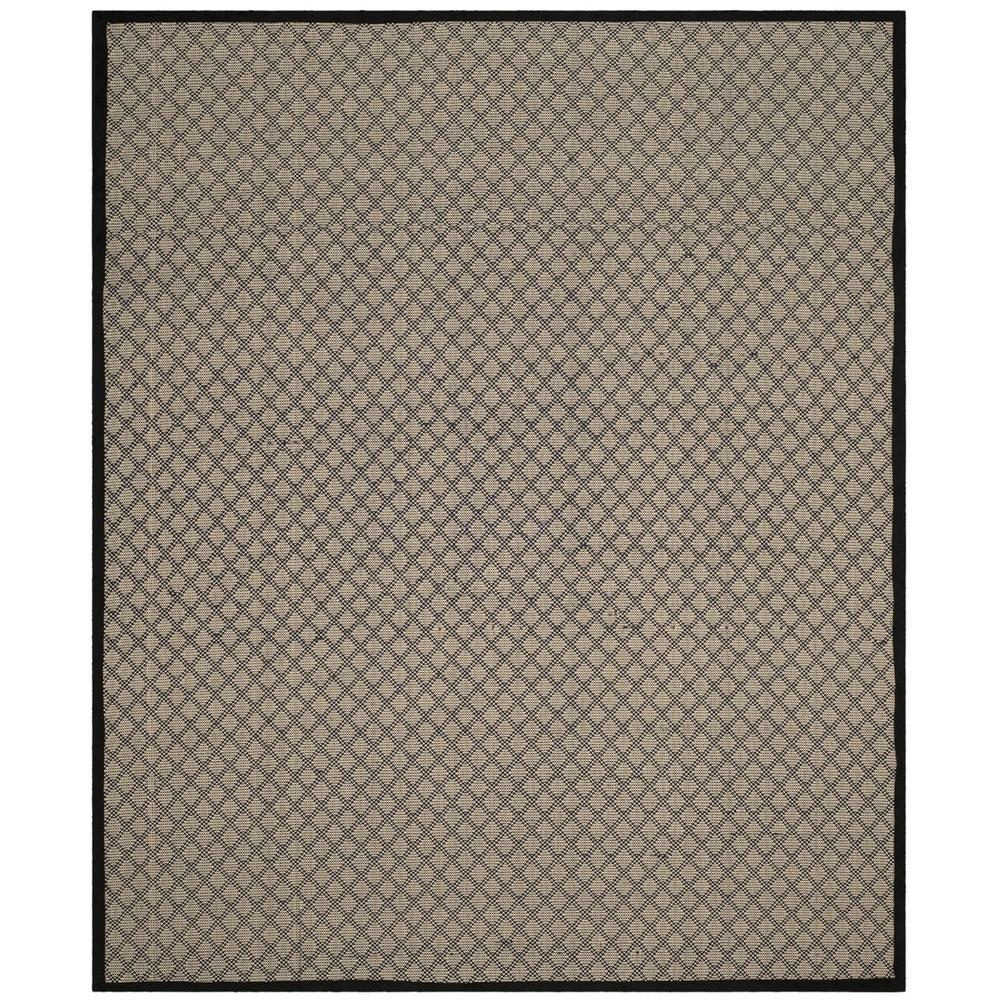 FOUR SEASONS, IVORY / BLACK, 8' X 10', Area Rug. Picture 1