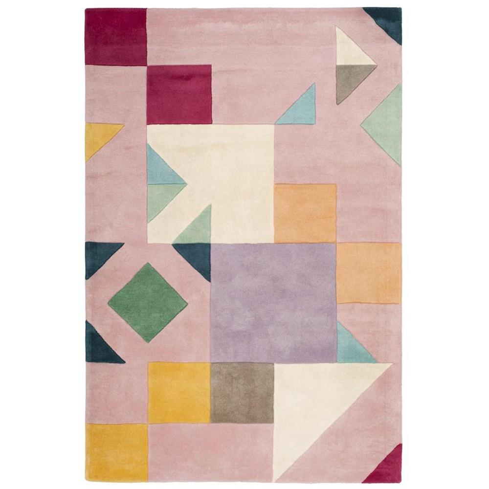 FIFTH AVENUE, PINK / MULTI, 4' X 6', Area Rug. Picture 1
