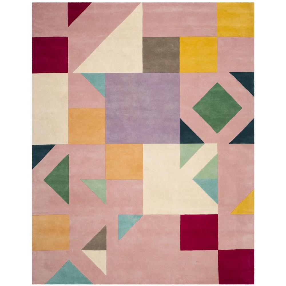 FIFTH AVENUE, PINK / MULTI, 8' X 10', Area Rug. Picture 1