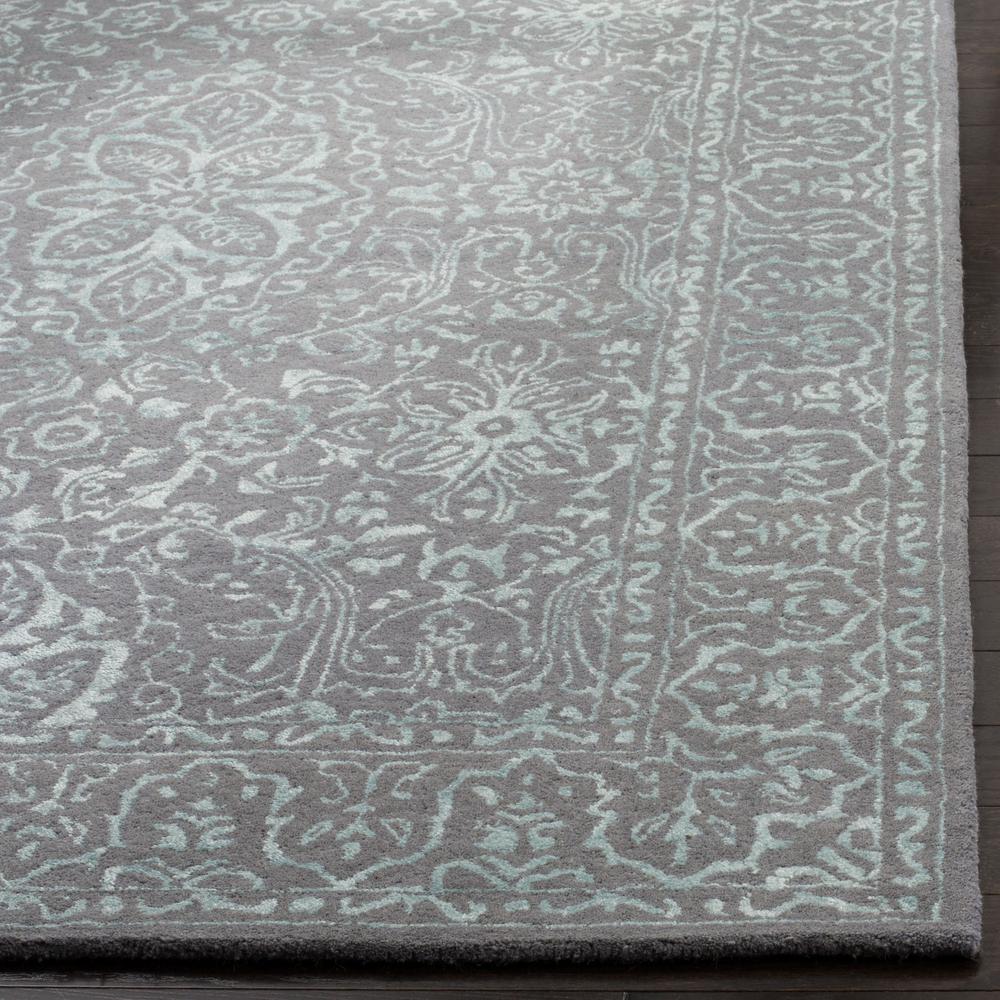 GLAMOUR, OPAL / GREY, 5' X 8', Area Rug. Picture 3