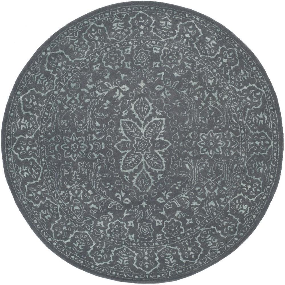 GLAMOUR, OPAL / GREY, 6' X 6' Round, Area Rug. Picture 1