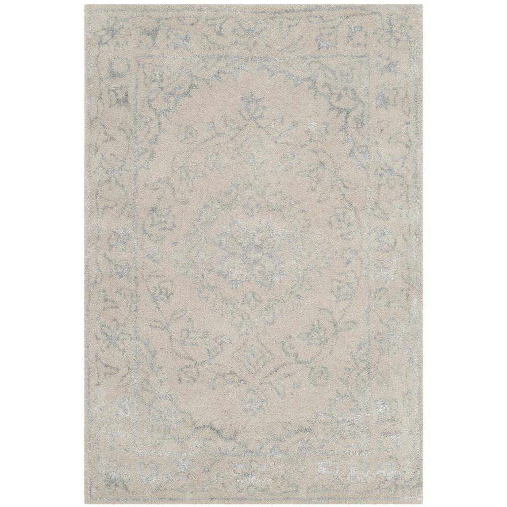 GLAMOUR, LIGHT GREY, 2' X 3', Area Rug. Picture 1
