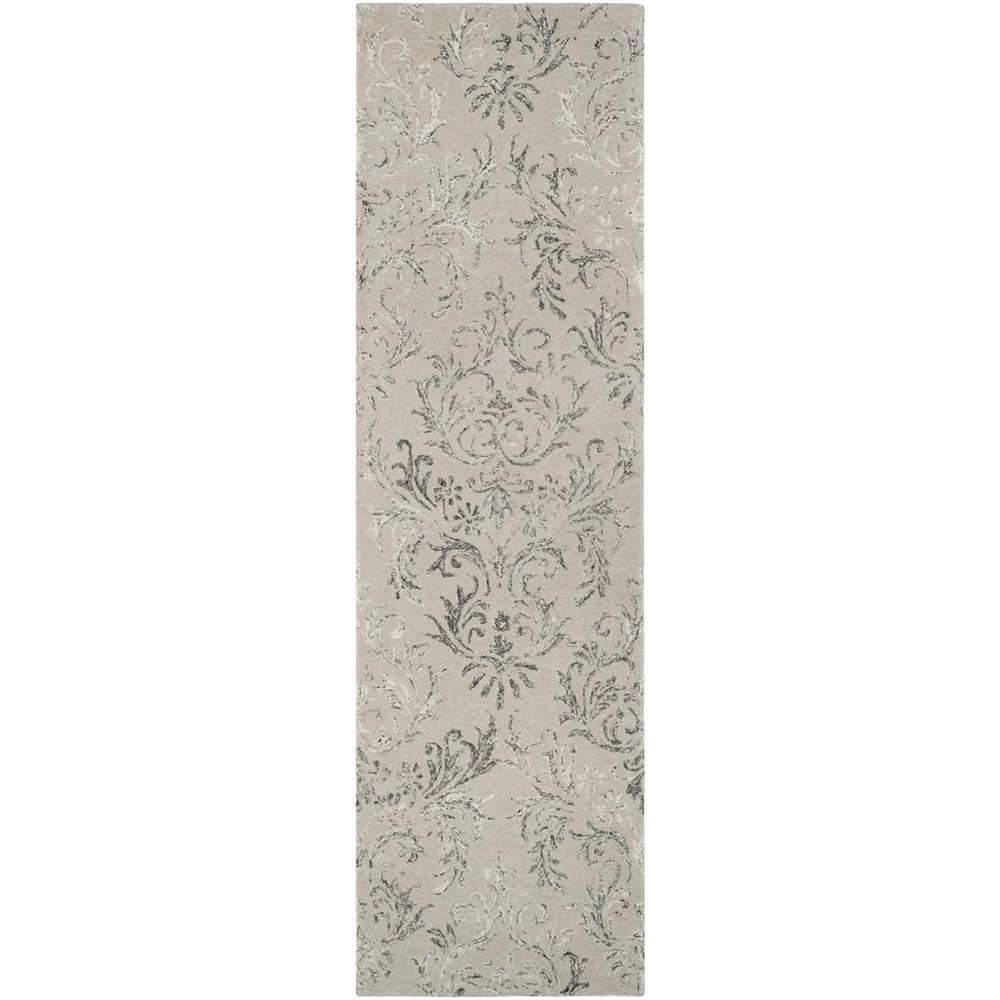 GLAMOUR, GREY, 2'-3" X 8', Area Rug. Picture 1