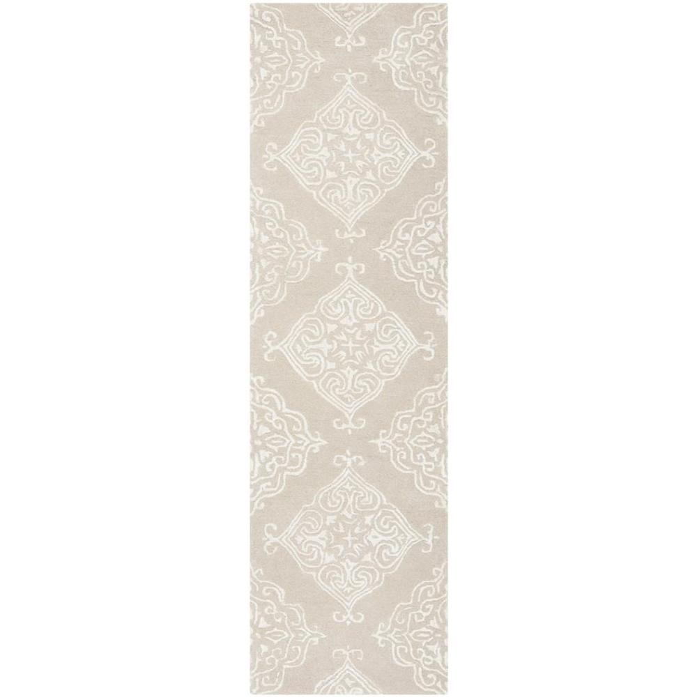 GLAMOUR, BEIGE / IVORY, 2'-3" X 8', Area Rug. Picture 1