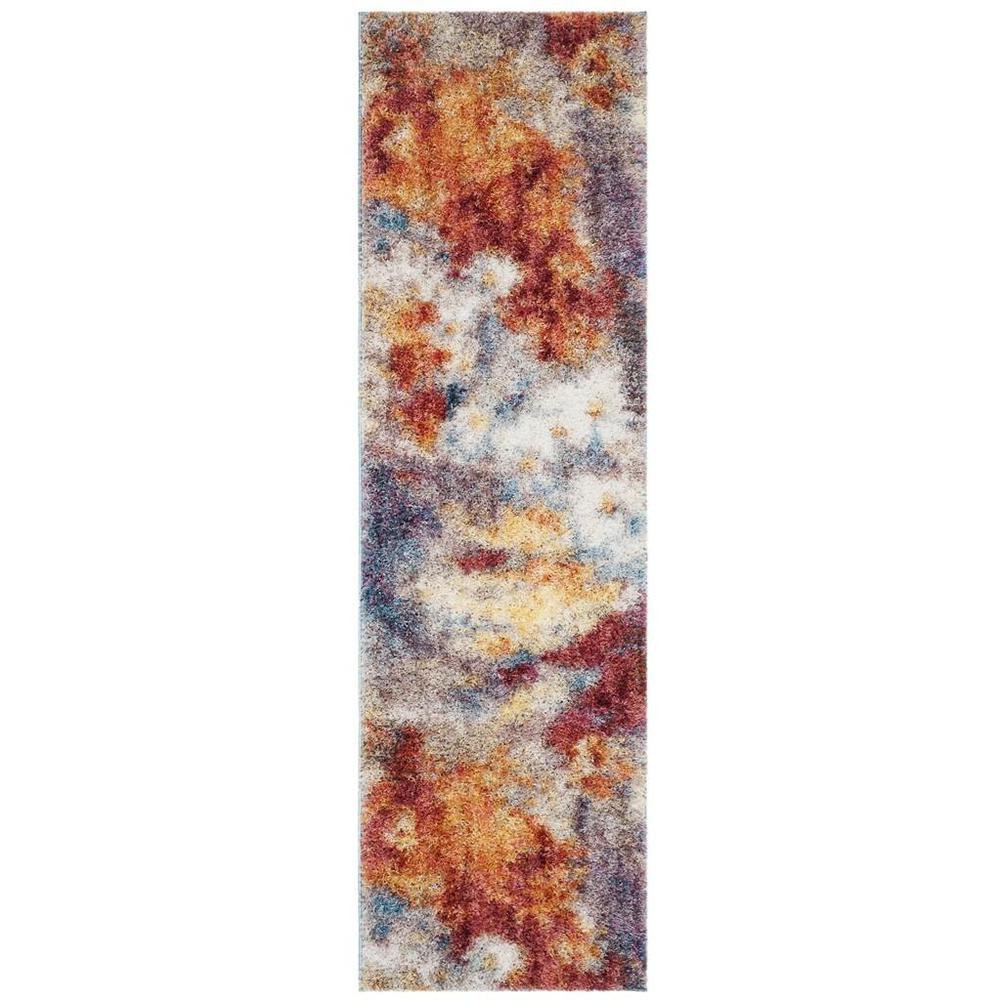 GYPSY, RUST / IVORY, 2'-3" X 8', Area Rug. Picture 1