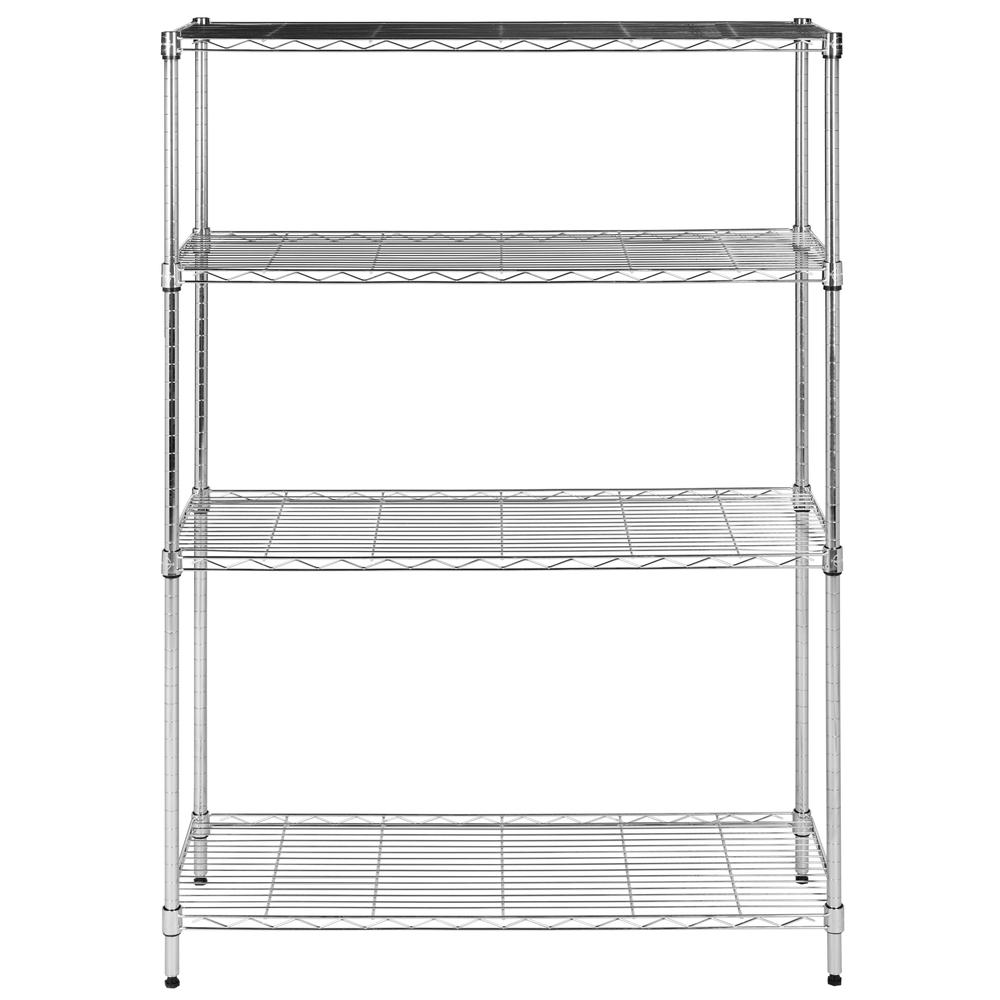 DELTA 4 TIER CHROME WIRE SHELVE (35 in W x 13 in D x 53 in H), HAC2001B. Picture 3