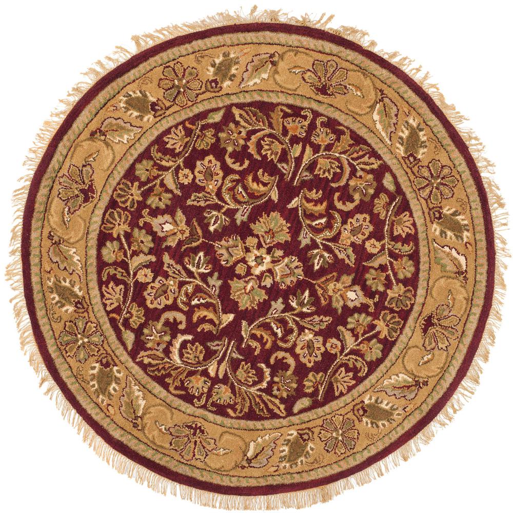 HERITAGE, RED / GOLD, 6' X 6' Round, Area Rug, HG170A-6R. Picture 1