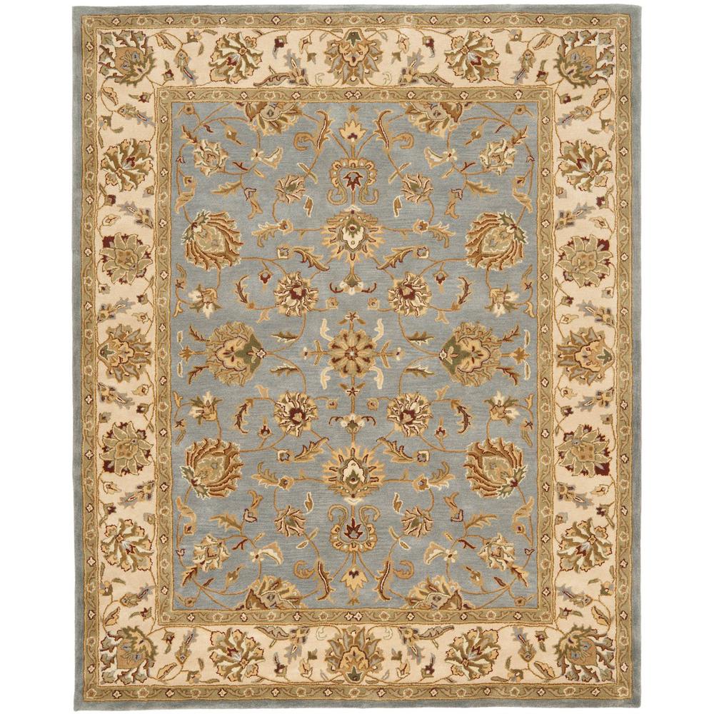 HERITAGE, BLUE / BEIGE, 7'-6" X 9'-6", Area Rug, HG343B-8. Picture 1